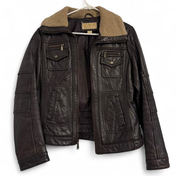 Michael michael kors brown leather - Picture 1 of 8